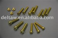 Brass Slotted Recessed Machine Screw DIN85