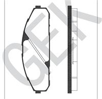 NISSAN     PATROL     Y60(4WD)\ F brake pad