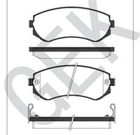 NISSAN  MAXIMA  A31  PATROL Y61\ F brake pad