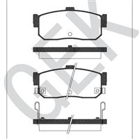 NISSAN  BLUEBIRD U13   MAXIMA A32\ F brake pad