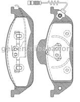 MERCEDES M-CLASS/F brake pad