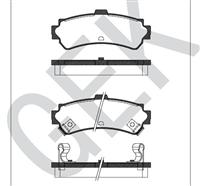 NISSAN    SUNNY      B14\ R Brake Pad   