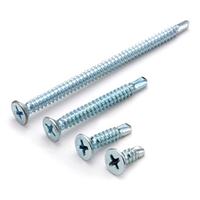 steel flat head self drilling screw