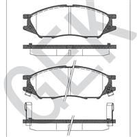 NISSAN   SUNNY     B15 N16\ F Brake Pad   