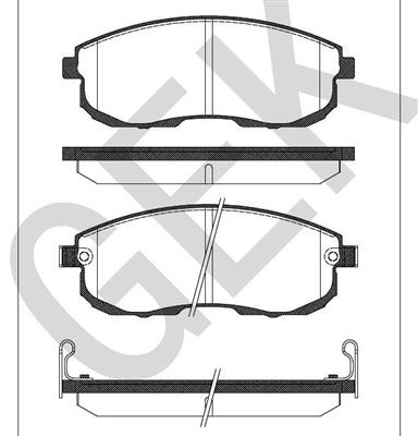 NISSAN     MAXIMA  A32 A33 J31\ F brake pad