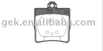 MERCEDES C-CLASS/R Brake Pad