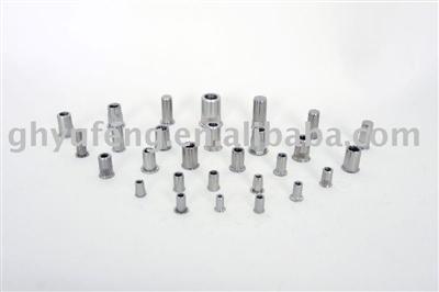 flat head hexagon rivet round/knurled body Nuts