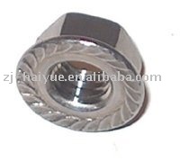 HG012 hex flange nut