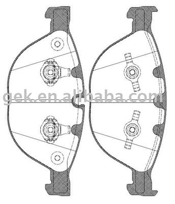 BRAKE PADS FOR BMW SERIE-5/ F