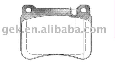 MERCEDES C-CLASS/R Brake Pad