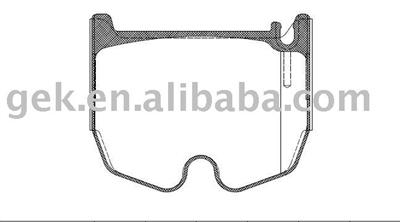 MERCEDES S-CLASS/F Brake pad