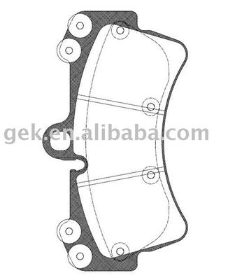 PORSCHE CAYENNE/F Brake pad