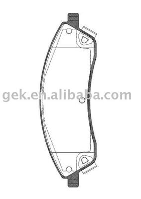 CADILLAC CTS/F Brake Pad