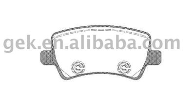 FORD CALAXY/R Brake pad