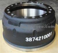 Brake Drum, Heavy Duty, 3874210001, 2011 New Style