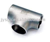 stainless steel straight tee pipe fitting