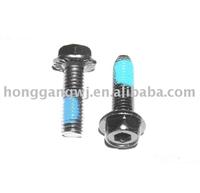 Hex Self-locking Screw With Blue Nylon