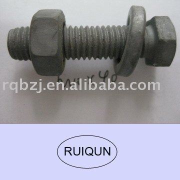 Hex Bolt With Nuts And Washer