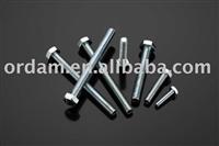 Hexagon head bolts , DIN931,DIN933, zinc plated