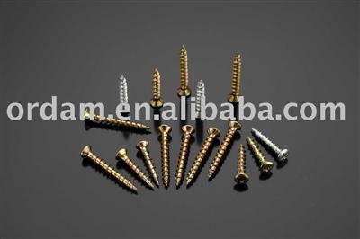 Window screws   coarse thread ,zinc plated,self-drilling or tapping point