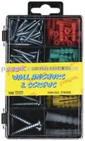 100pcs Self Tapping Screw Assortment