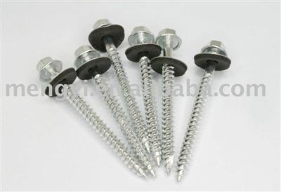 Hex head screw with washer self-tapping screw