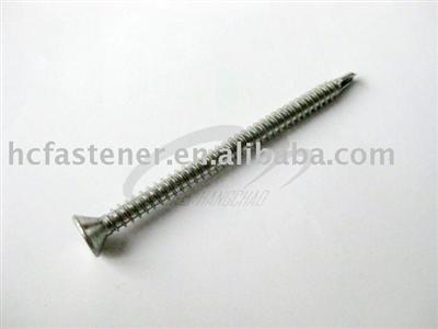 Stainless steel flat head self tapping screw