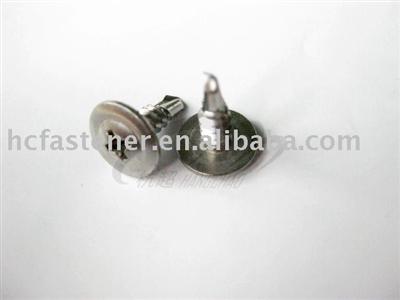 Stainless steel modified truss head self drilling screw