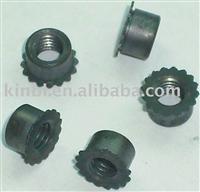 knurled nut