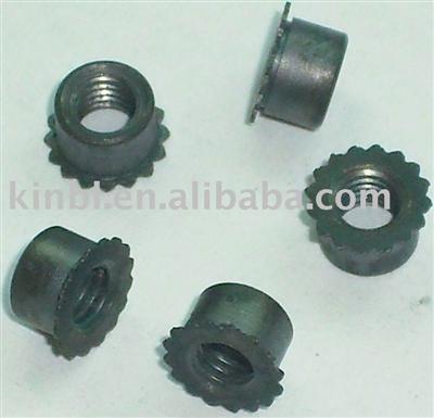 knurled nut