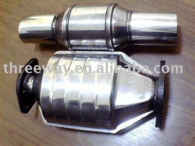 High flow Catalytic Converter With Flange