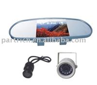 Car Rearview Mirror Parking Sensor With 3.5 TFT-LCD Display