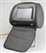 7-inch Headrest Monitor with Built-in Car DVD Player Supports Touch Screen, Multifunction Remote Control