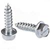 Slotted hex head self tapping screw