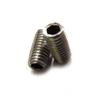 Hexagon socket set screw with cup point