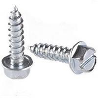 Slotted hex head self tapping screw