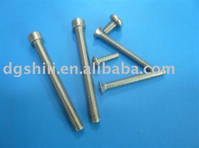 The kinds of screws
