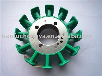 the Stamping of 250W 12 pole edge 3 hole  Spraying iron-core