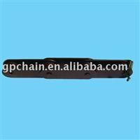 Double pitch conveyor chain cover with nickel