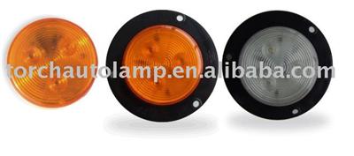 LED 2.5" Round Clearance Marker lamp with 3 diodes