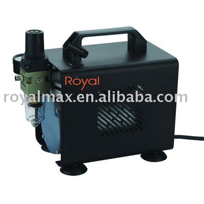 Airbrush compressor with cover