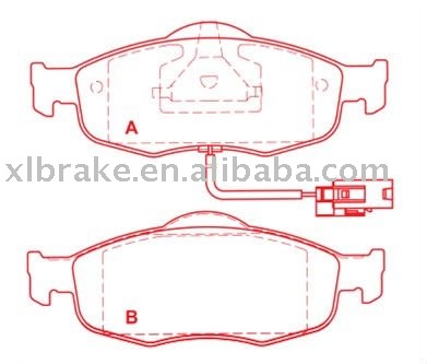 Brake Pads for Ford  D801-7672