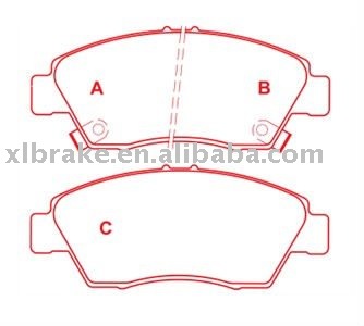Brake Pads for Honda Civic  D621-7497