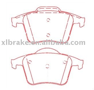 Brake Pads for Volvo  D980-7883, 274330, GDB1566
