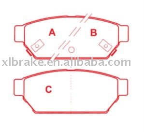 Brake Pads for Mitsubishi D596-7474