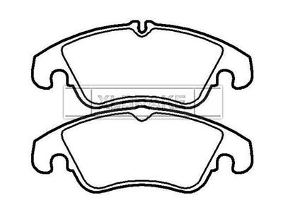 BRAKE PAD FOR AUDI 188 mm 74.2 mm 73.7 mm