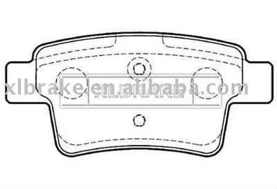 Brake Pads for Citroen  GDB1692, 4253.71