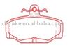 Brake Pads for Ford--GDB472