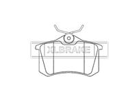 Brake Pad for Audi 87 Mm 52. 9 Mm 17 Mm