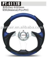 Steering wheel leather/PU/PVC